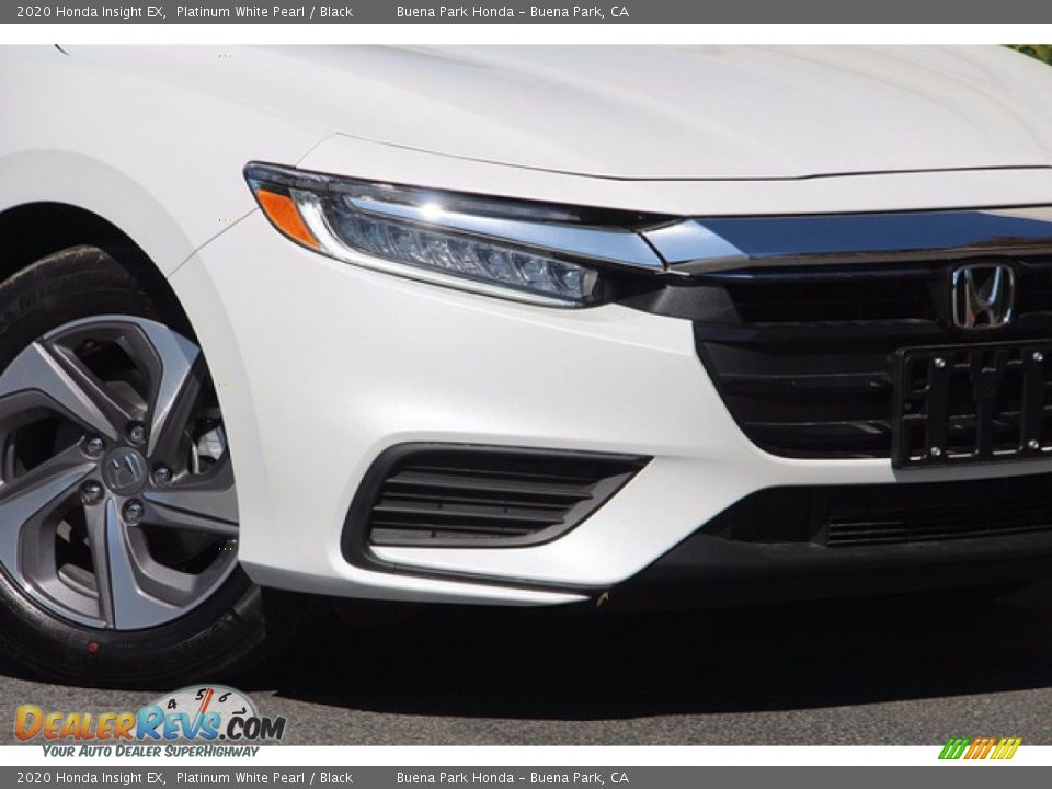 2020 Honda Insight EX Platinum White Pearl / Black Photo #3