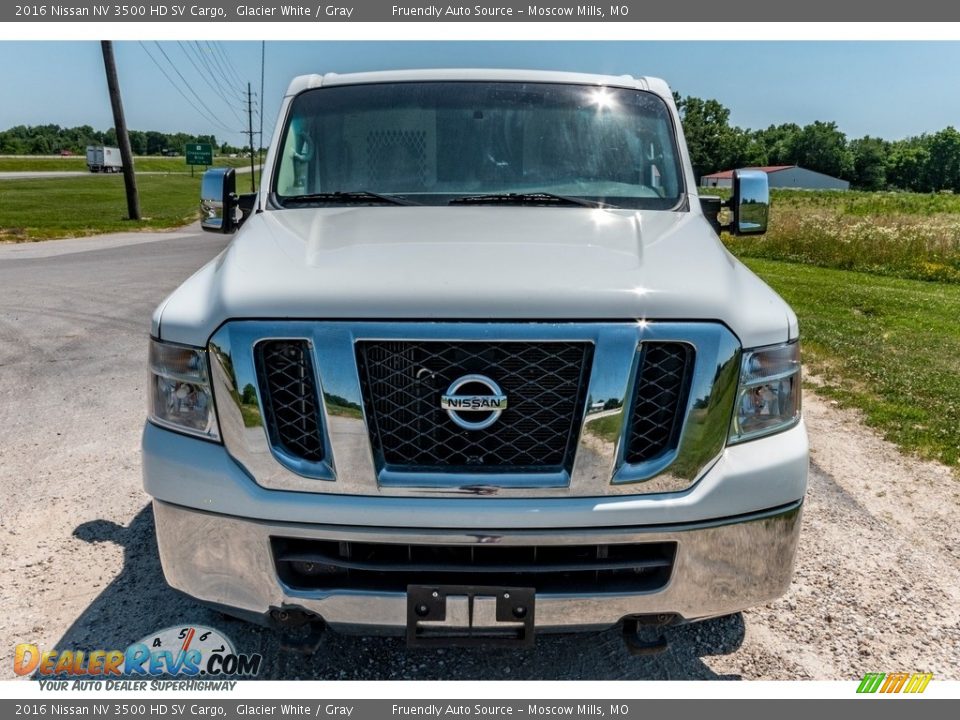 2016 Nissan NV 3500 HD SV Cargo Glacier White / Gray Photo #9