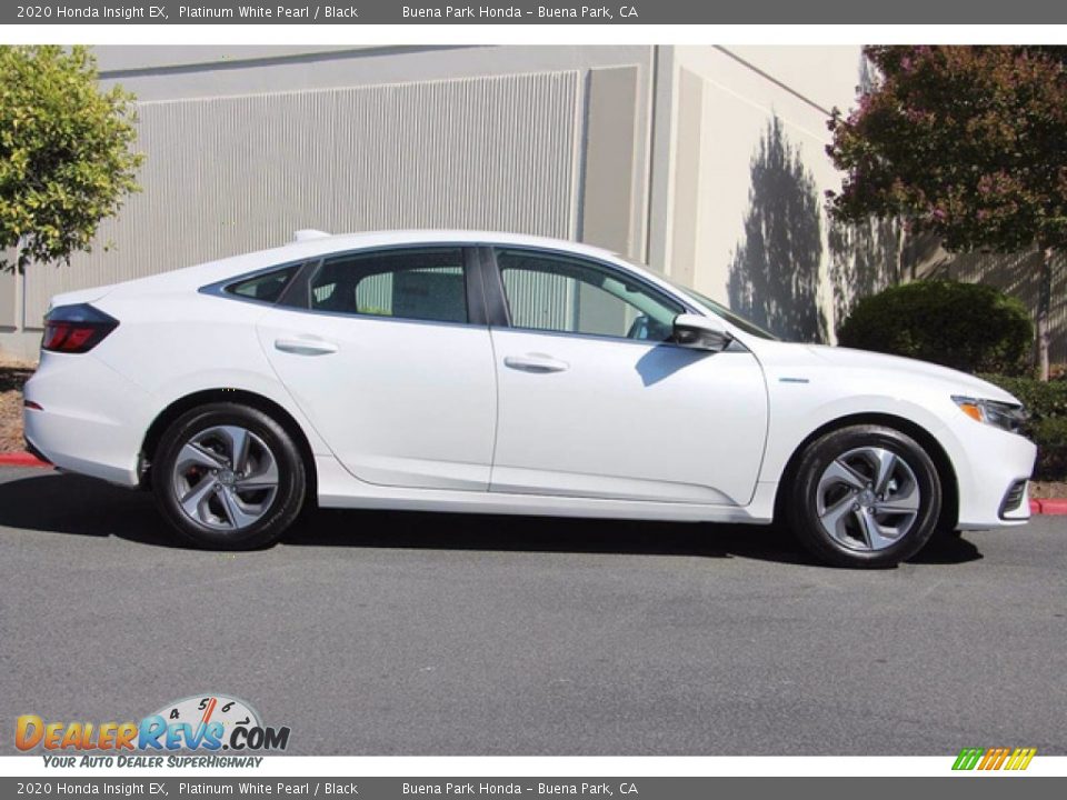 2020 Honda Insight EX Platinum White Pearl / Black Photo #5