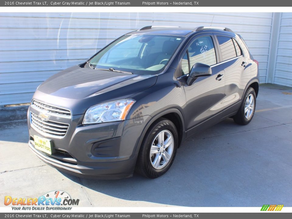 2016 Chevrolet Trax LT Cyber Gray Metallic / Jet Black/Light Titanium Photo #4