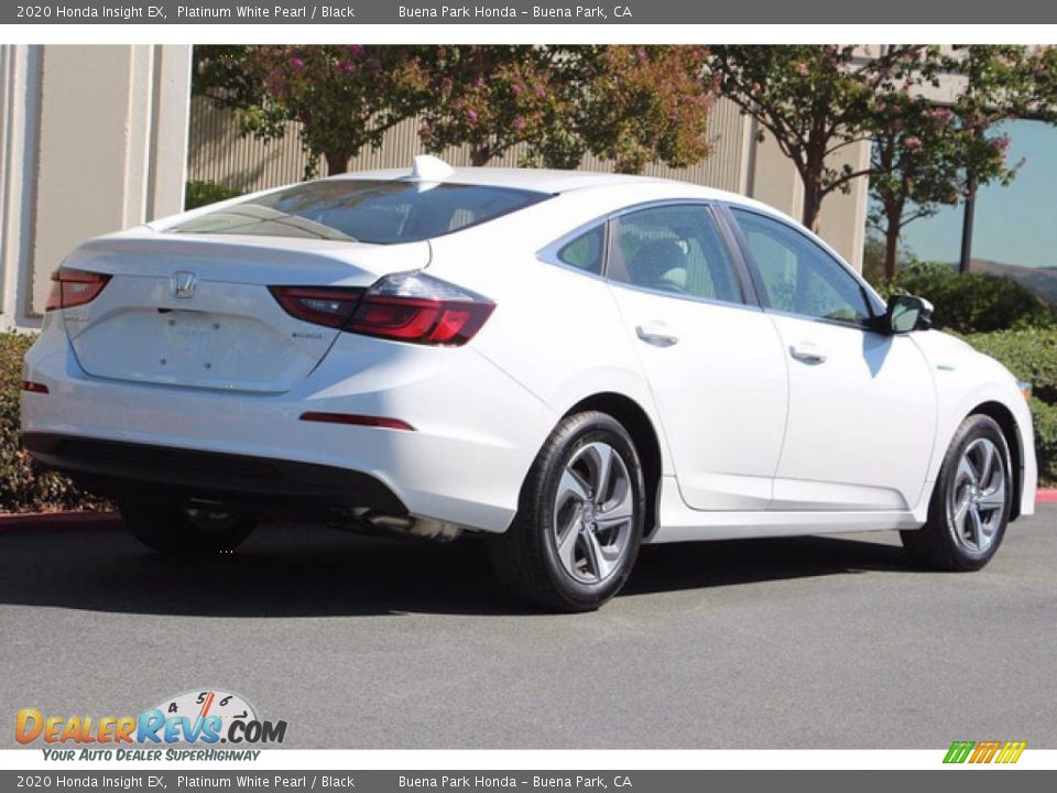 2020 Honda Insight EX Platinum White Pearl / Black Photo #6