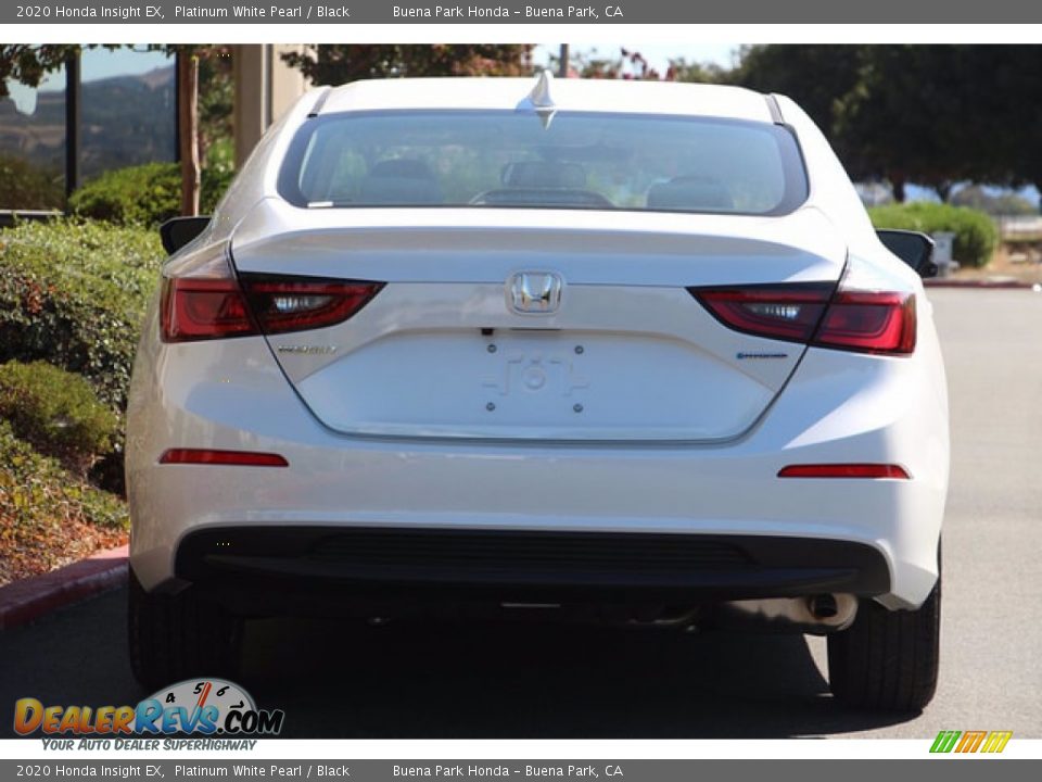 2020 Honda Insight EX Platinum White Pearl / Black Photo #7