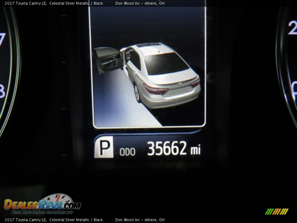 2017 Toyota Camry LE Celestial Silver Metallic / Black Photo #28