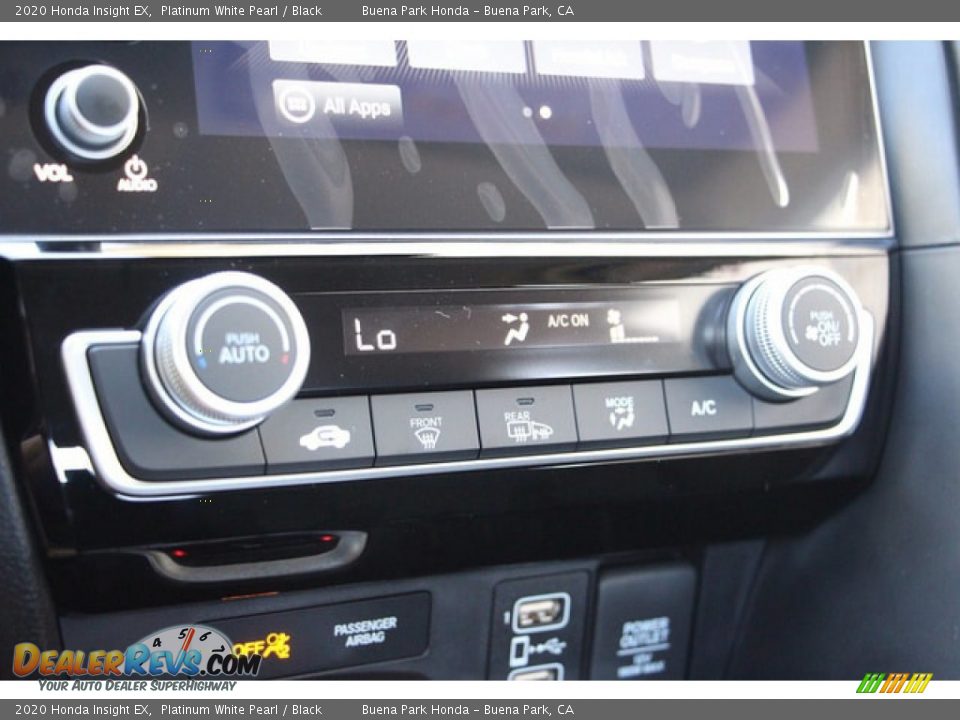 2020 Honda Insight EX Platinum White Pearl / Black Photo #15
