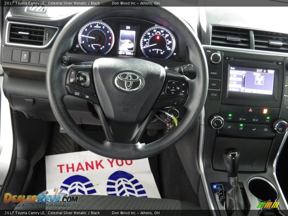 2017 Toyota Camry LE Celestial Silver Metallic / Black Photo #29