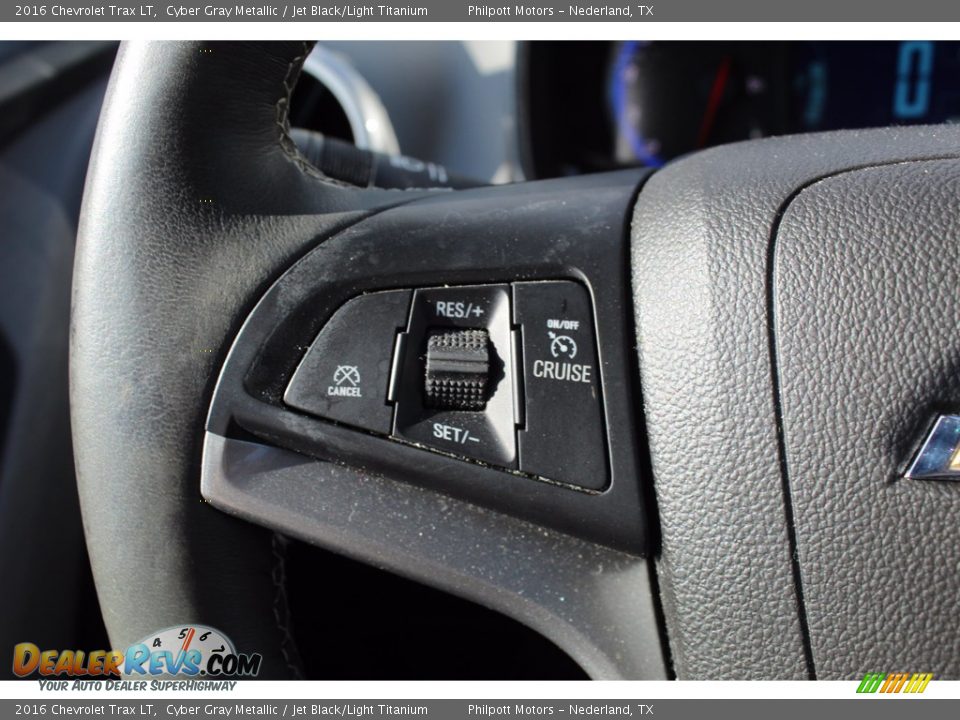 2016 Chevrolet Trax LT Cyber Gray Metallic / Jet Black/Light Titanium Photo #12