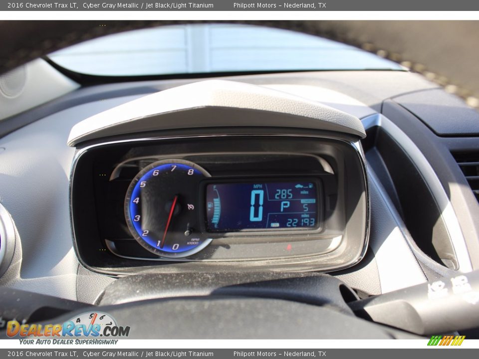 2016 Chevrolet Trax LT Cyber Gray Metallic / Jet Black/Light Titanium Photo #14