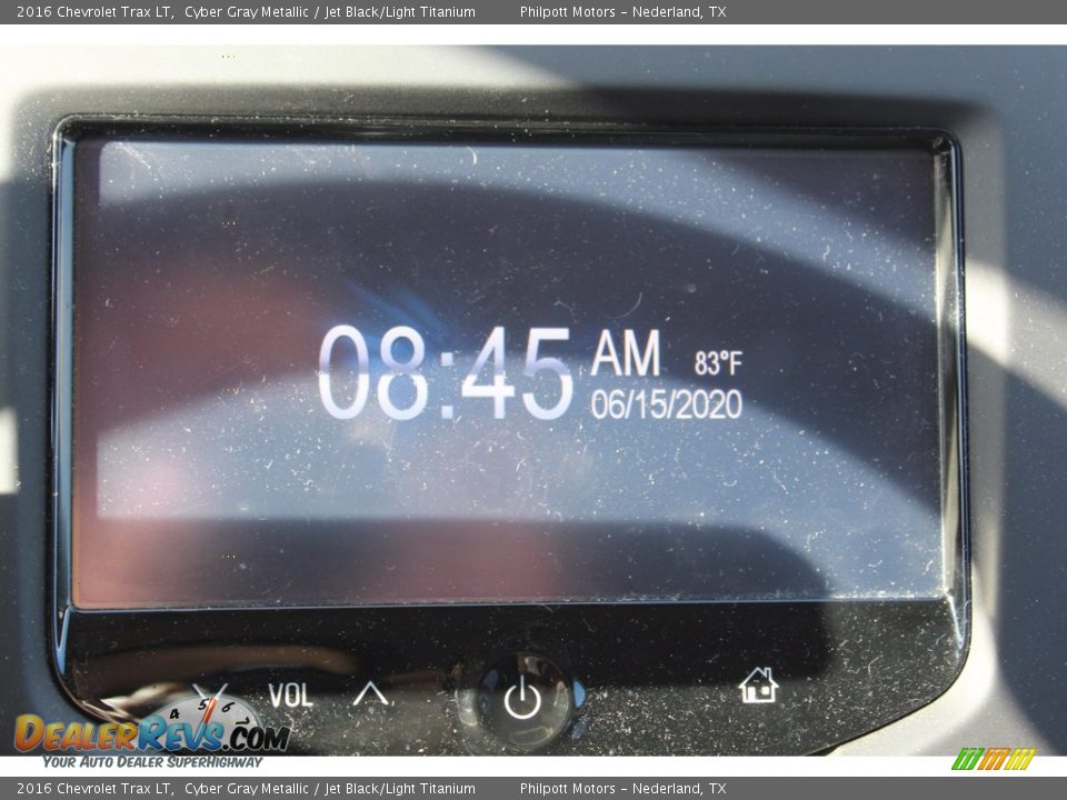 2016 Chevrolet Trax LT Cyber Gray Metallic / Jet Black/Light Titanium Photo #16