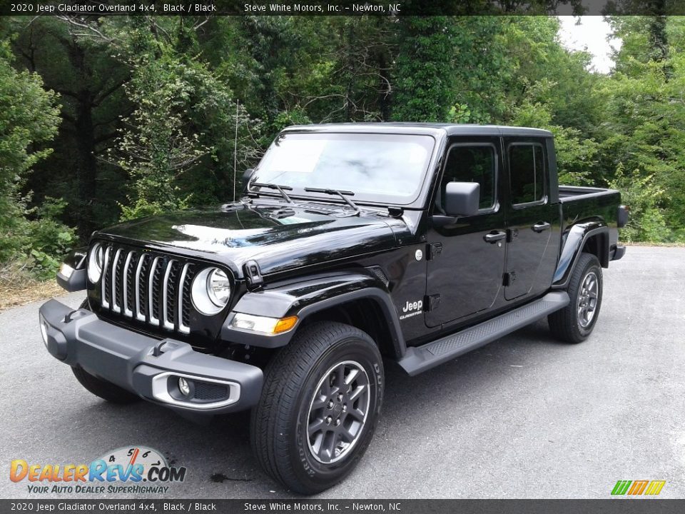 2020 Jeep Gladiator Overland 4x4 Black / Black Photo #2