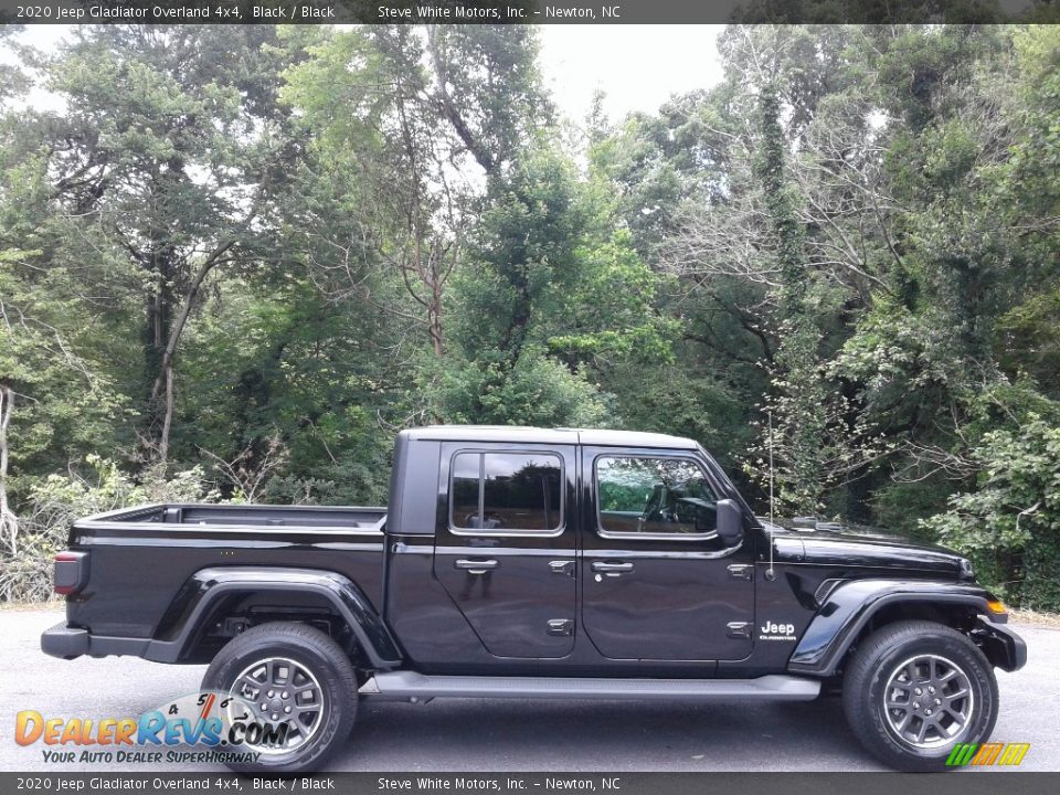 2020 Jeep Gladiator Overland 4x4 Black / Black Photo #5