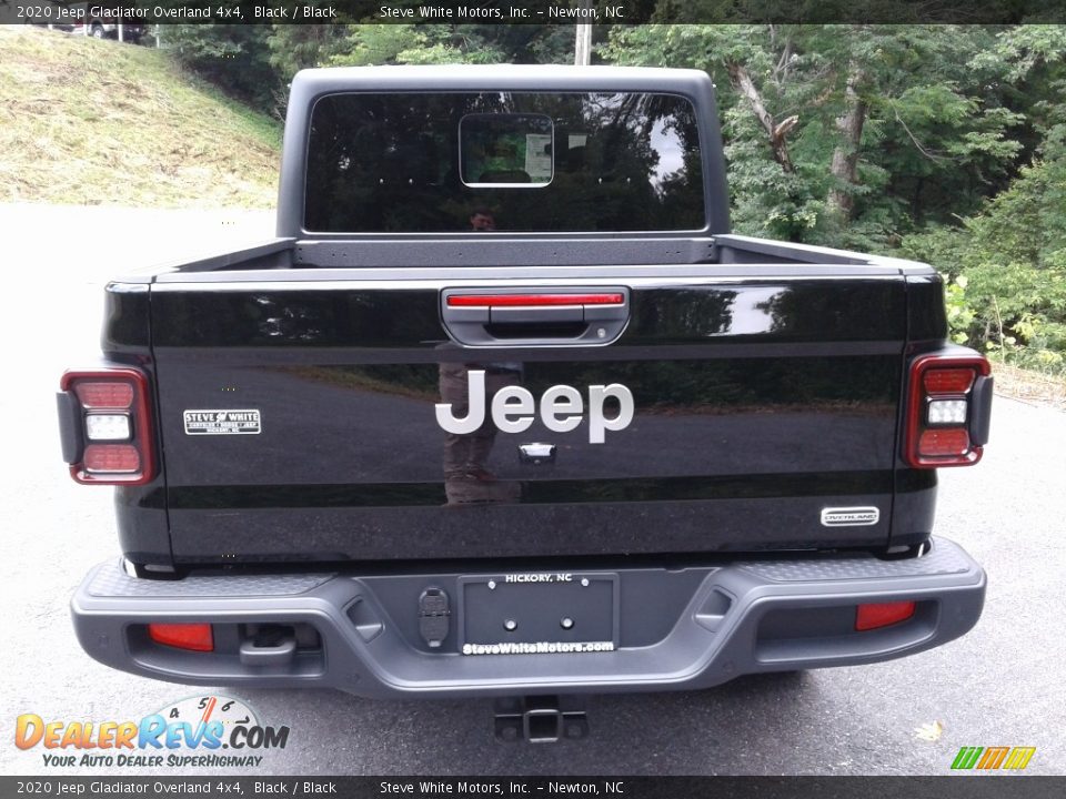 2020 Jeep Gladiator Overland 4x4 Black / Black Photo #7