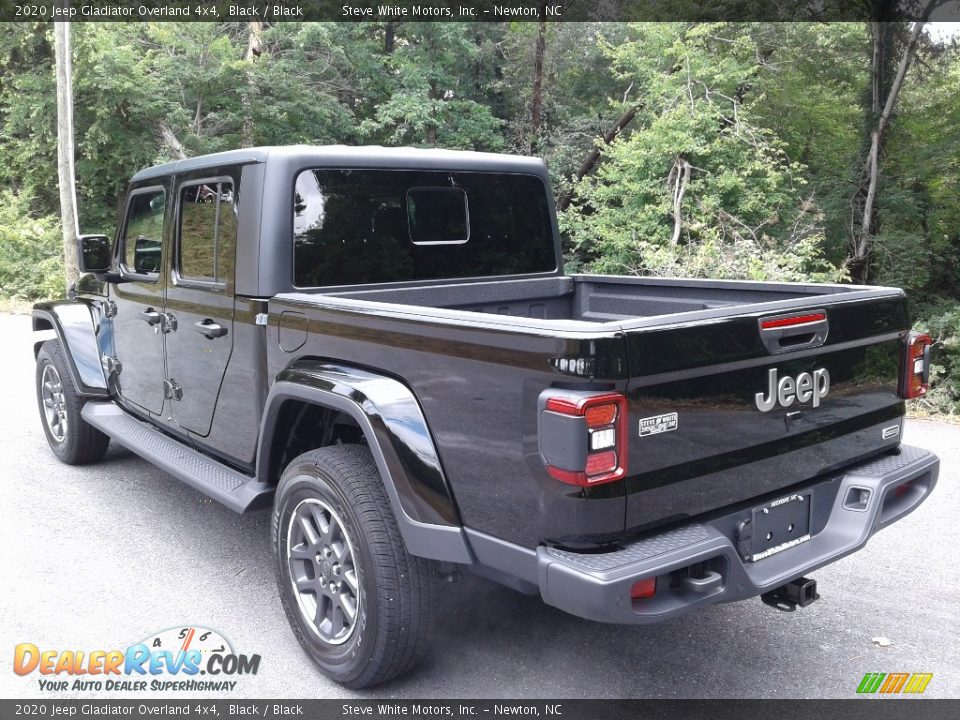 2020 Jeep Gladiator Overland 4x4 Black / Black Photo #9