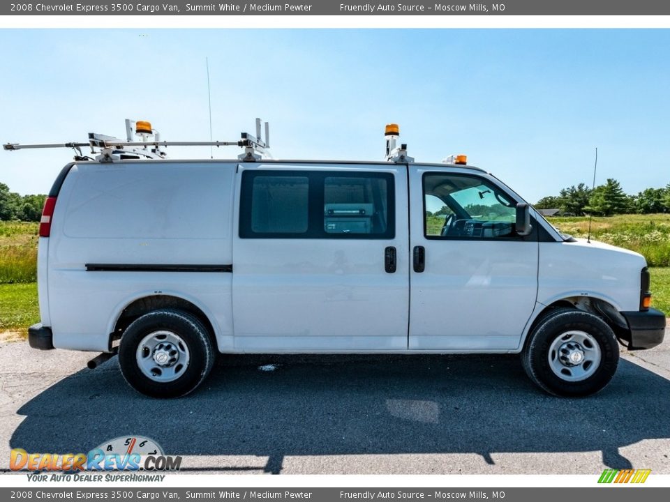 2008 Chevrolet Express 3500 Cargo Van Summit White / Medium Pewter Photo #3