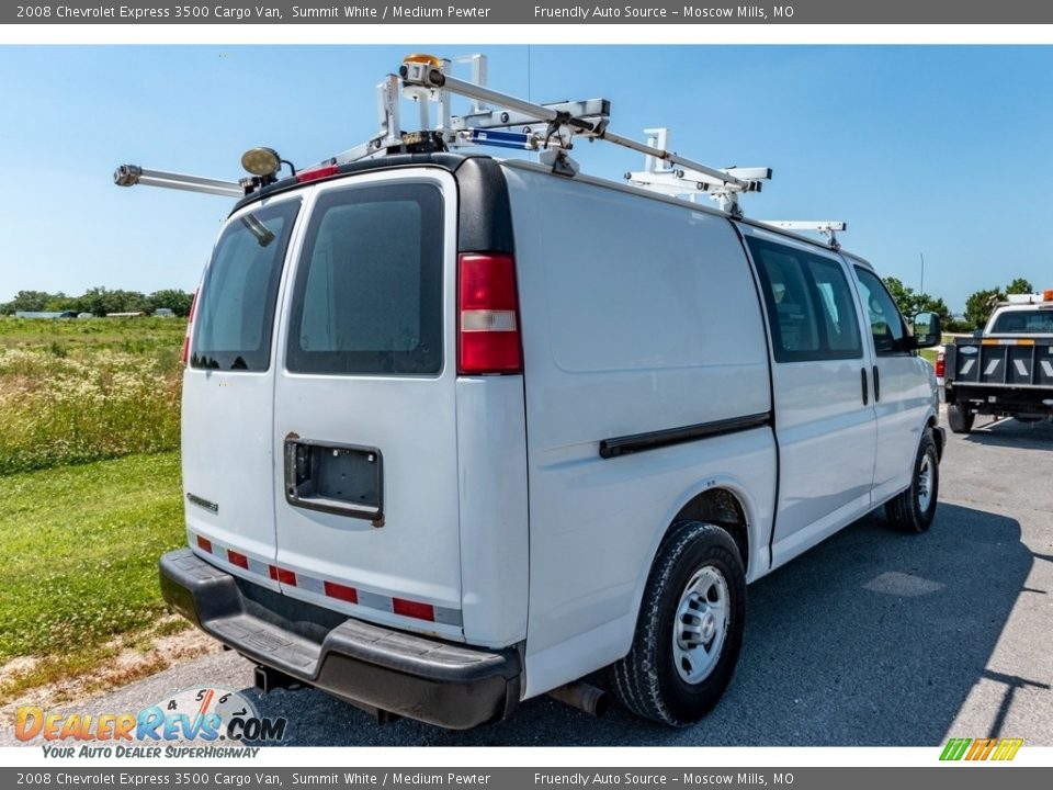 2008 Chevrolet Express 3500 Cargo Van Summit White / Medium Pewter Photo #4