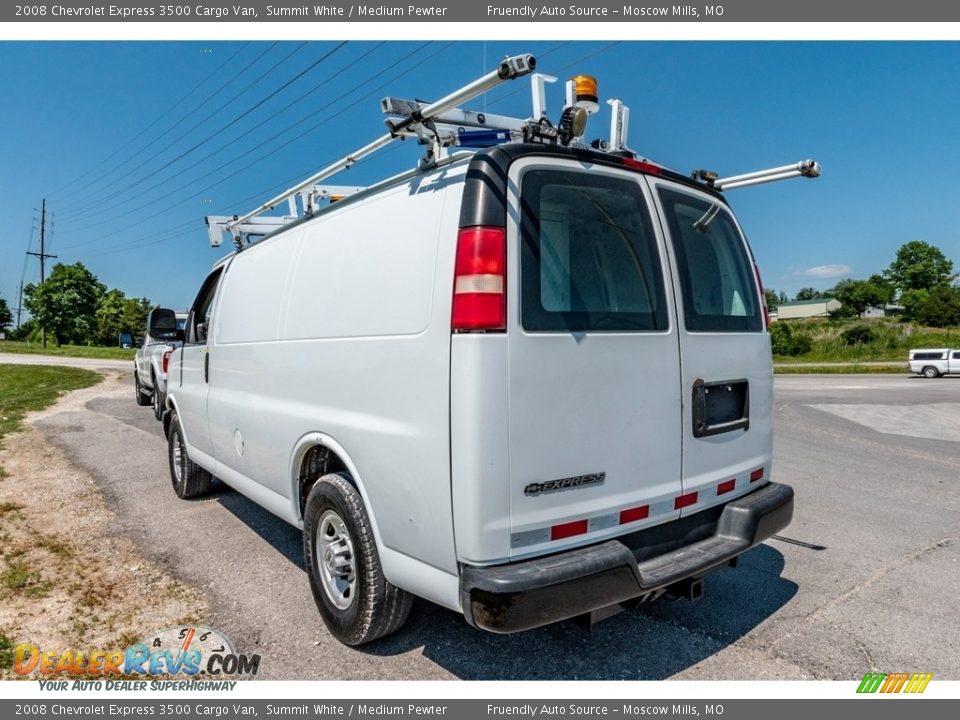 2008 Chevrolet Express 3500 Cargo Van Summit White / Medium Pewter Photo #6