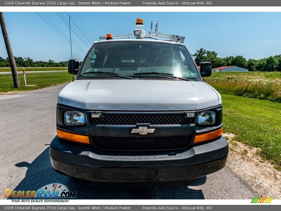 2008 Chevrolet Express 3500 Cargo Van Summit White / Medium Pewter Photo #9