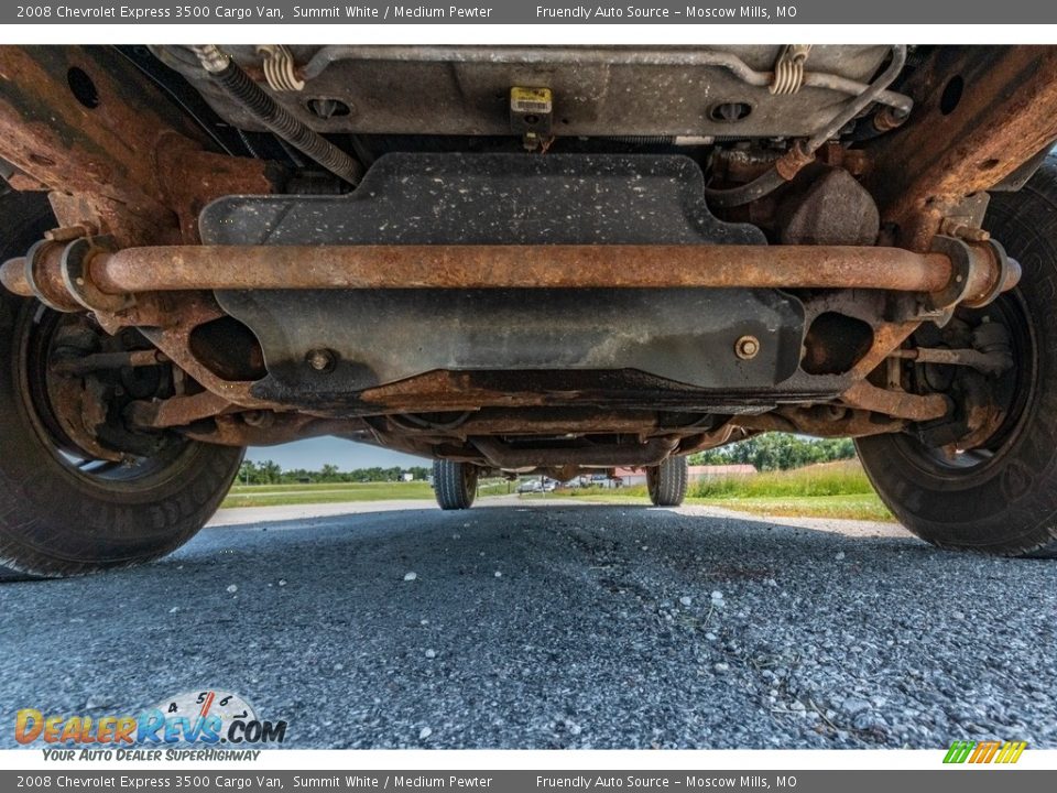 2008 Chevrolet Express 3500 Cargo Van Summit White / Medium Pewter Photo #10