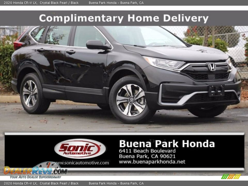 2020 Honda CR-V LX Crystal Black Pearl / Black Photo #1