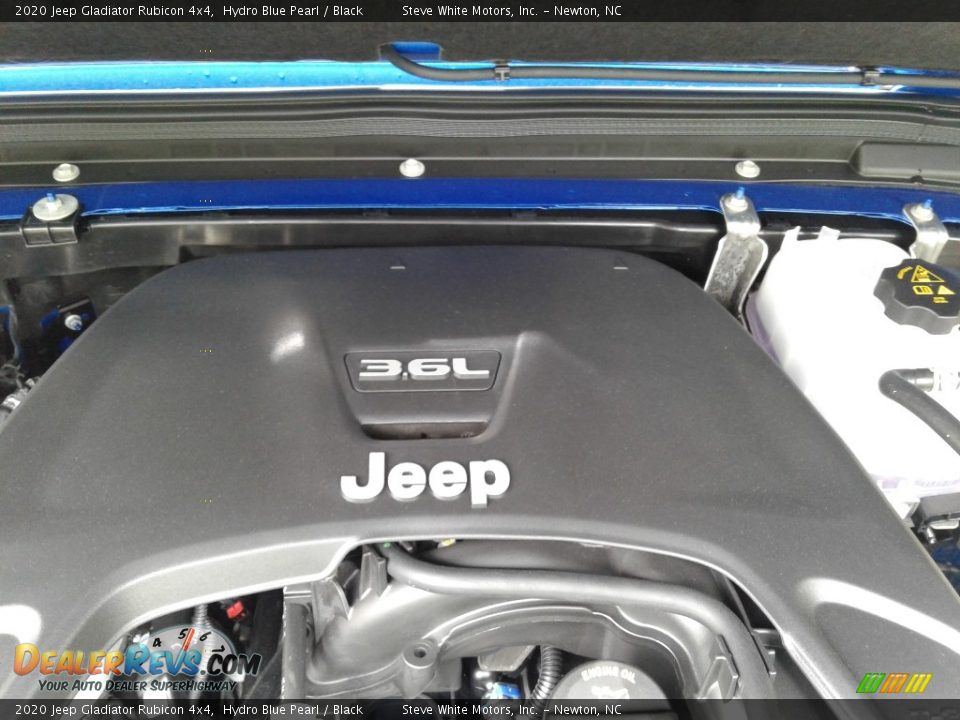 2020 Jeep Gladiator Rubicon 4x4 Hydro Blue Pearl / Black Photo #9