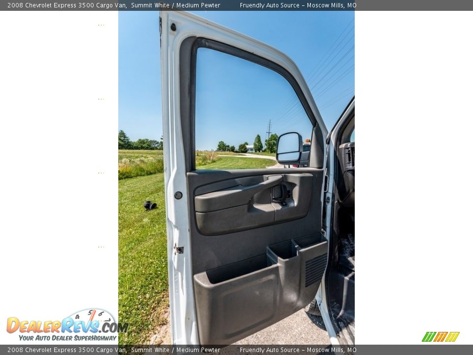 2008 Chevrolet Express 3500 Cargo Van Summit White / Medium Pewter Photo #21