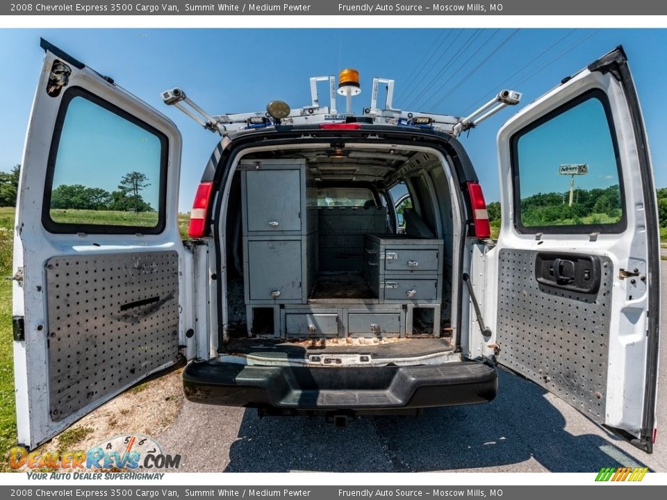 2008 Chevrolet Express 3500 Cargo Van Summit White / Medium Pewter Photo #22