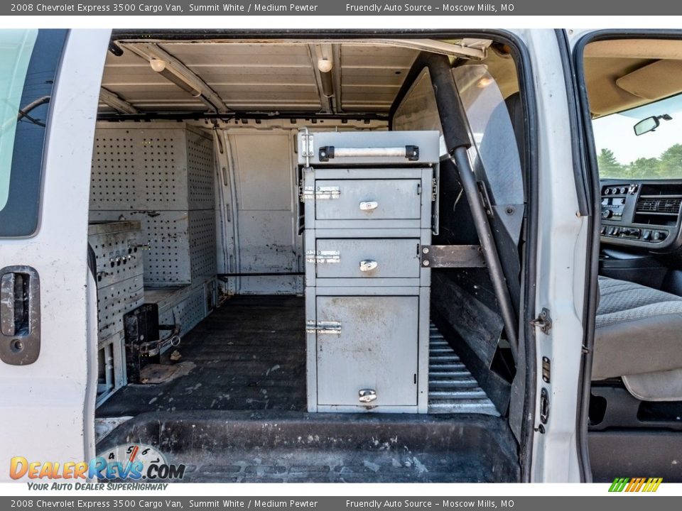 2008 Chevrolet Express 3500 Cargo Van Summit White / Medium Pewter Photo #26