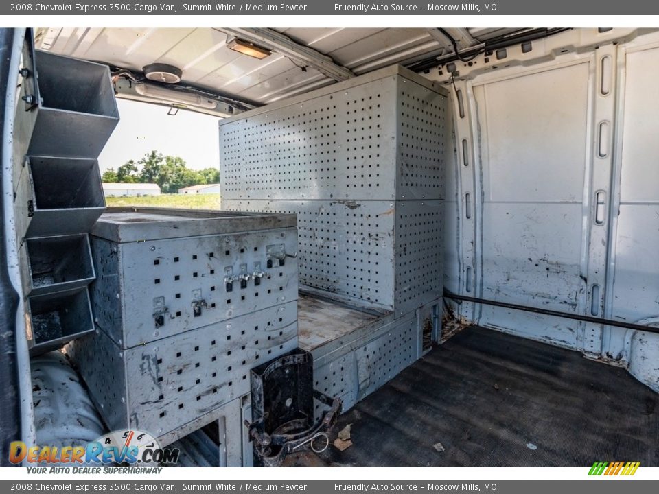 2008 Chevrolet Express 3500 Cargo Van Summit White / Medium Pewter Photo #27