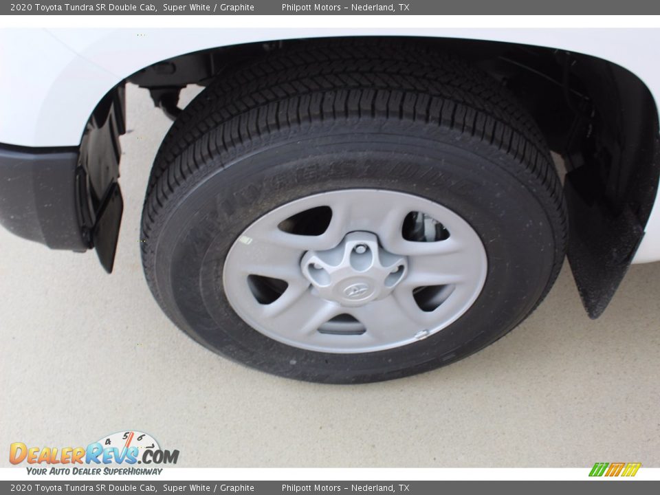 2020 Toyota Tundra SR Double Cab Super White / Graphite Photo #5