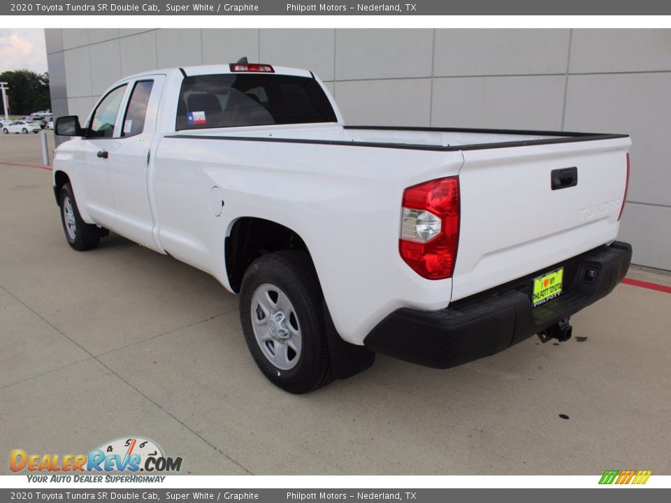 2020 Toyota Tundra SR Double Cab Super White / Graphite Photo #6