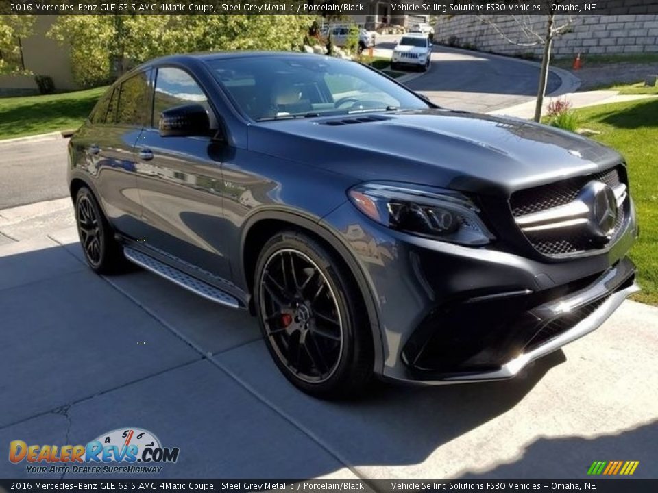 Steel Grey Metallic 2016 Mercedes-Benz GLE 63 S AMG 4Matic Coupe Photo #7