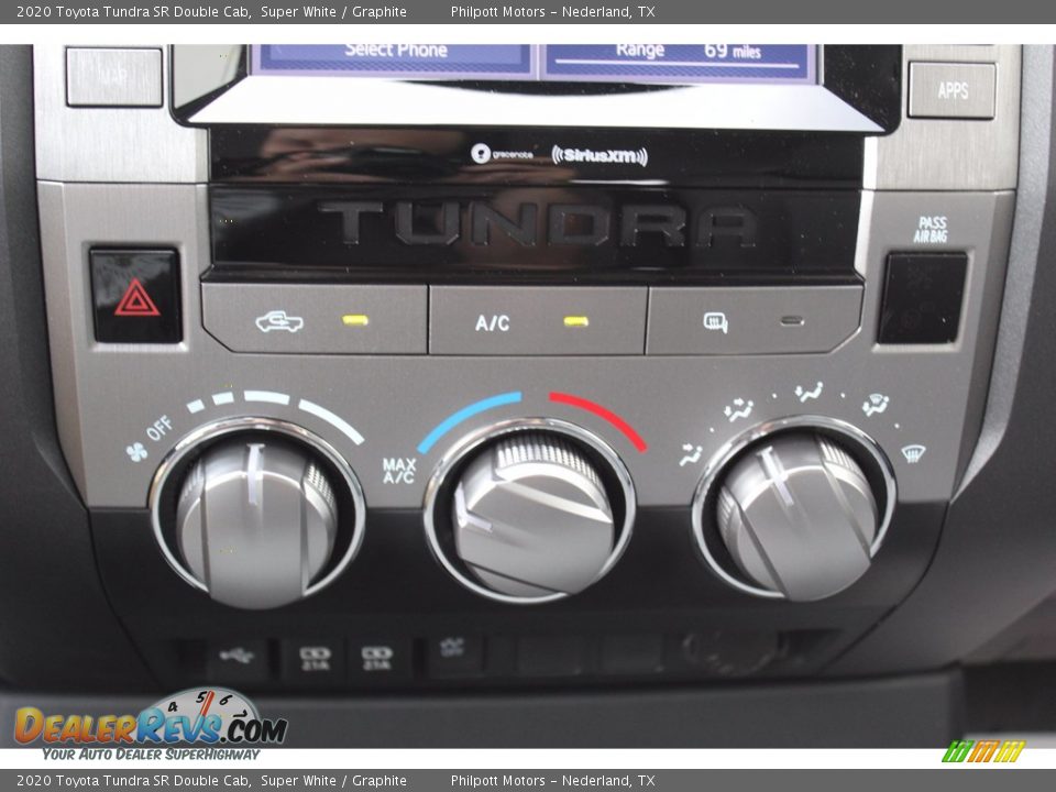 2020 Toyota Tundra SR Double Cab Super White / Graphite Photo #16