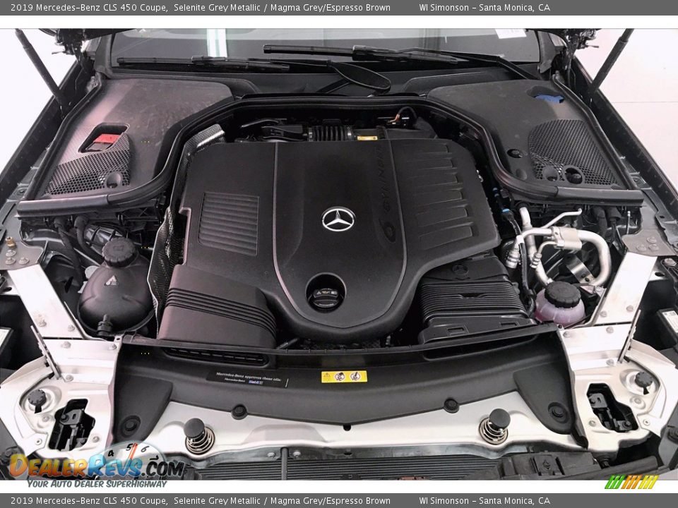 2019 Mercedes-Benz CLS 450 Coupe Selenite Grey Metallic / Magma Grey/Espresso Brown Photo #7