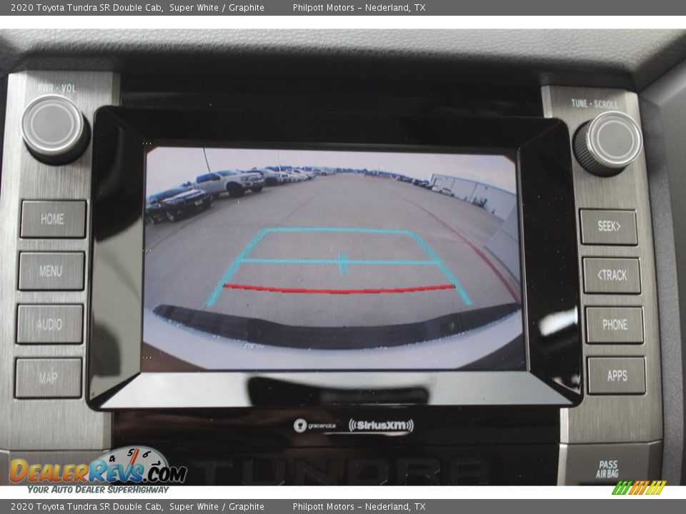 2020 Toyota Tundra SR Double Cab Super White / Graphite Photo #17