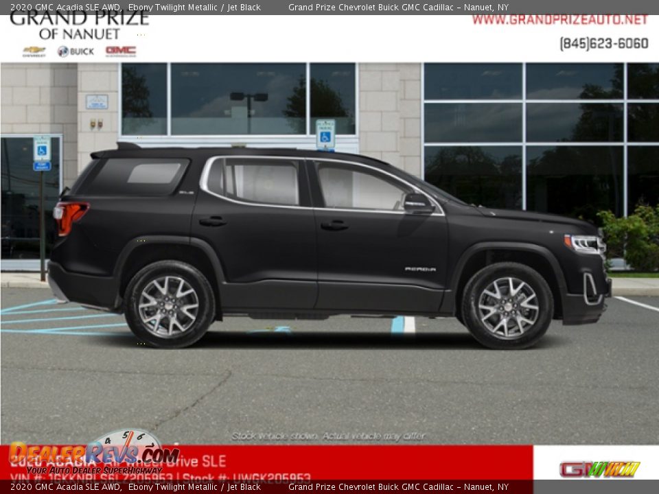2020 GMC Acadia SLE AWD Ebony Twilight Metallic / Jet Black Photo #5
