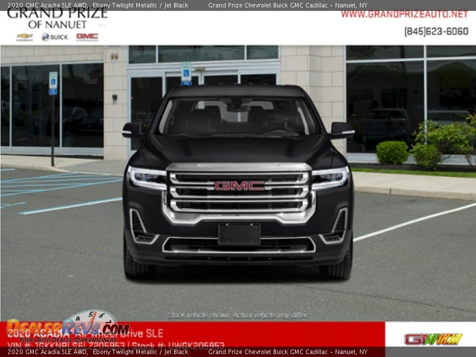 2020 GMC Acadia SLE AWD Ebony Twilight Metallic / Jet Black Photo #7