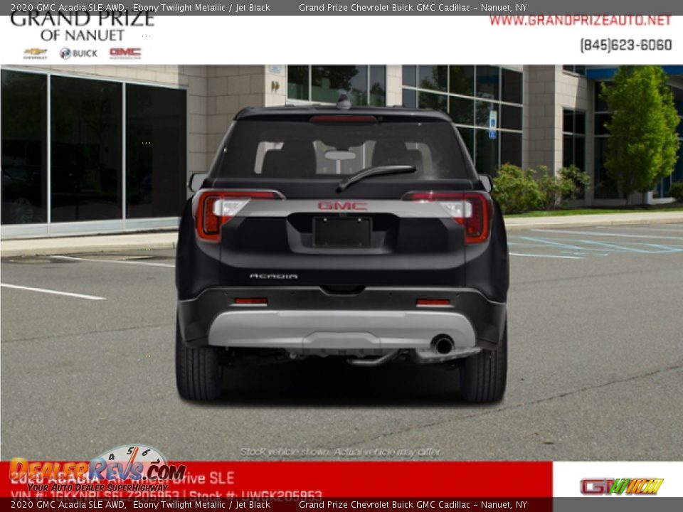 2020 GMC Acadia SLE AWD Ebony Twilight Metallic / Jet Black Photo #8