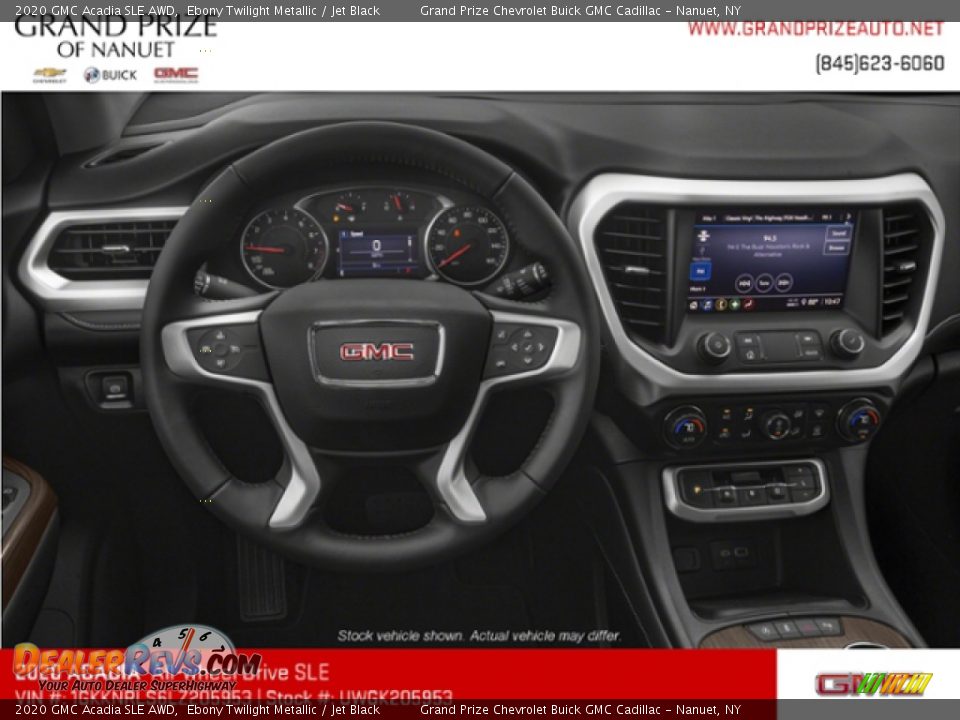 2020 GMC Acadia SLE AWD Ebony Twilight Metallic / Jet Black Photo #9