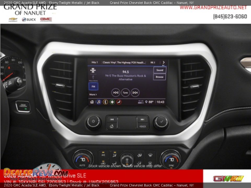 2020 GMC Acadia SLE AWD Ebony Twilight Metallic / Jet Black Photo #12