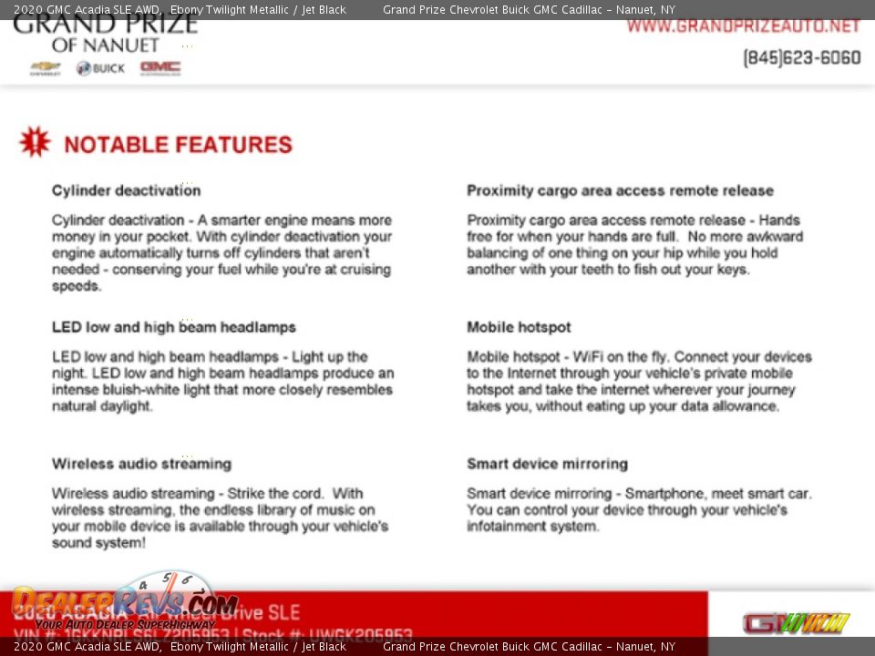 2020 GMC Acadia SLE AWD Ebony Twilight Metallic / Jet Black Photo #14