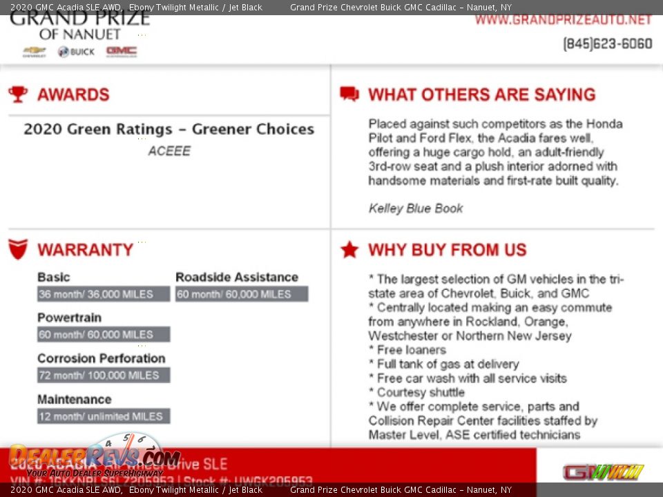 2020 GMC Acadia SLE AWD Ebony Twilight Metallic / Jet Black Photo #16
