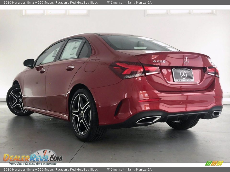 2020 Mercedes-Benz A 220 Sedan Patagonia Red Metallic / Black Photo #2