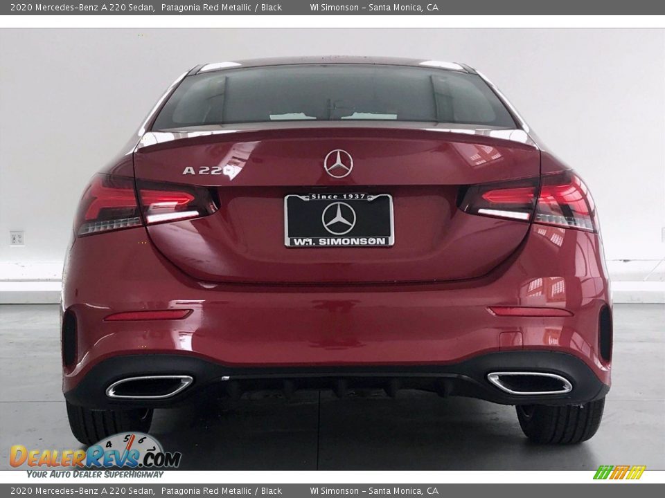 2020 Mercedes-Benz A 220 Sedan Patagonia Red Metallic / Black Photo #3