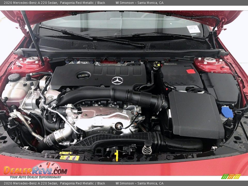2020 Mercedes-Benz A 220 Sedan Patagonia Red Metallic / Black Photo #8