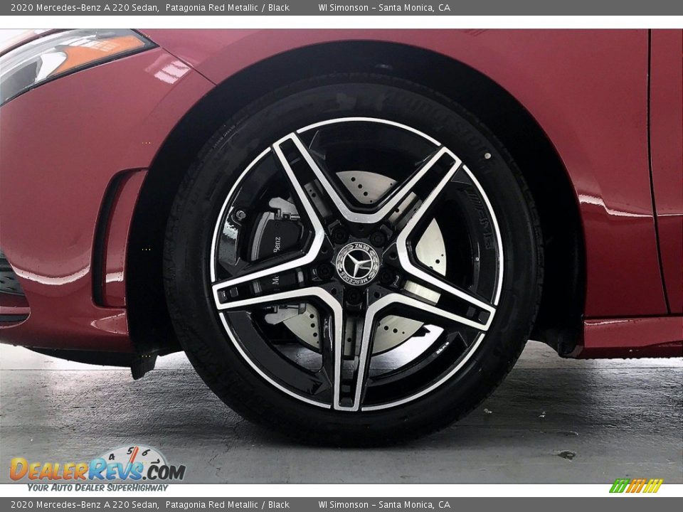 2020 Mercedes-Benz A 220 Sedan Patagonia Red Metallic / Black Photo #9