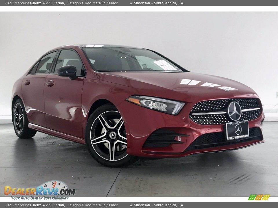 2020 Mercedes-Benz A 220 Sedan Patagonia Red Metallic / Black Photo #12