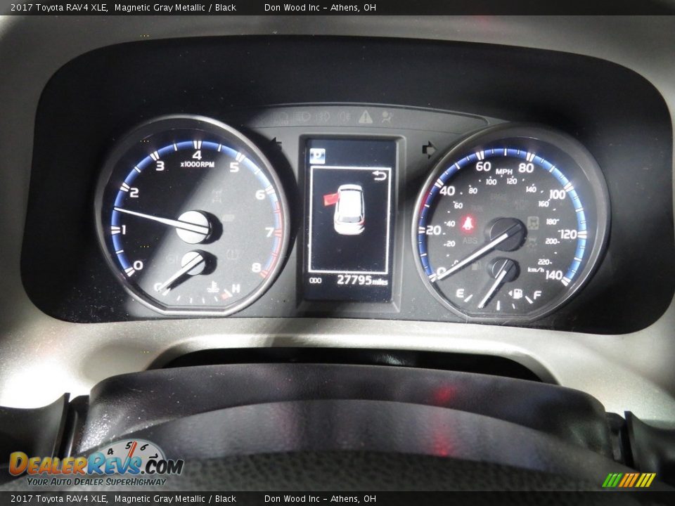 2017 Toyota RAV4 XLE Magnetic Gray Metallic / Black Photo #17