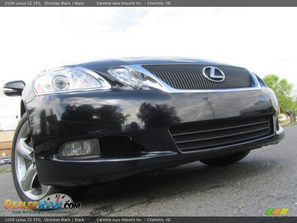 2008 Lexus GS 350 Obsidian Black / Black Photo #2