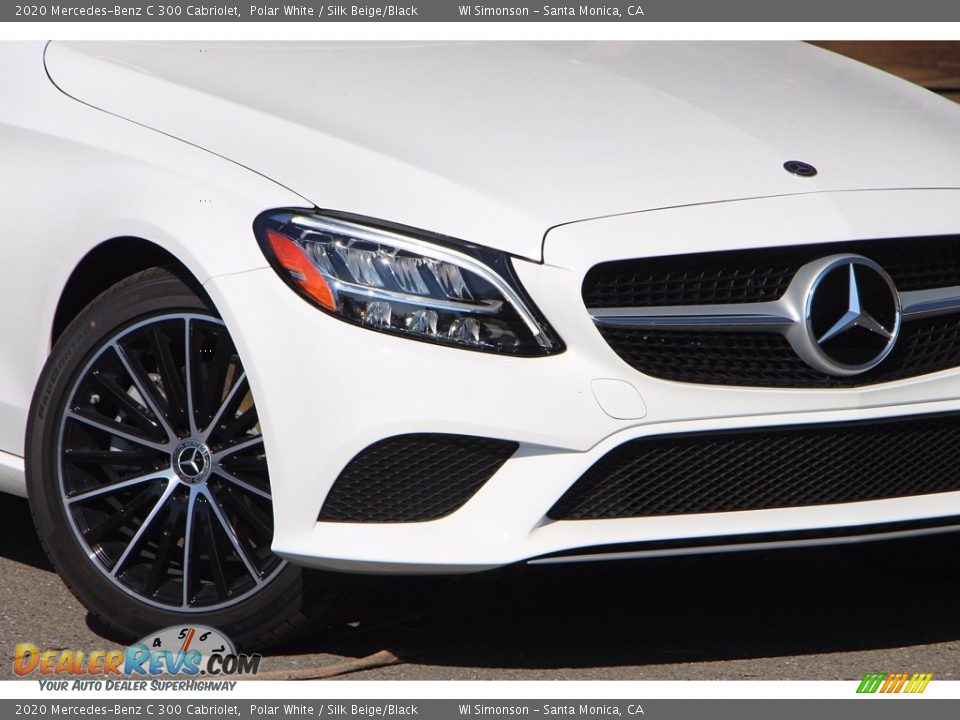 2020 Mercedes-Benz C 300 Cabriolet Polar White / Silk Beige/Black Photo #4