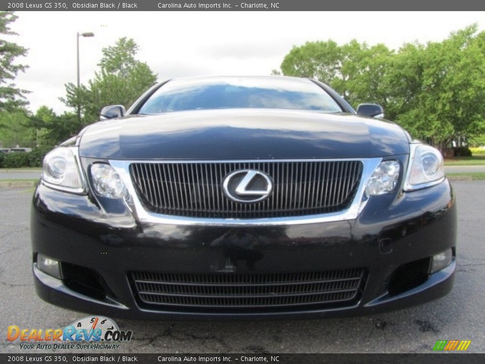 2008 Lexus GS 350 Obsidian Black / Black Photo #4