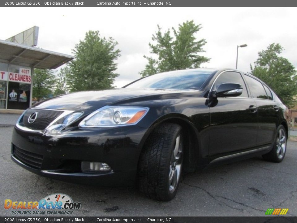 2008 Lexus GS 350 Obsidian Black / Black Photo #6